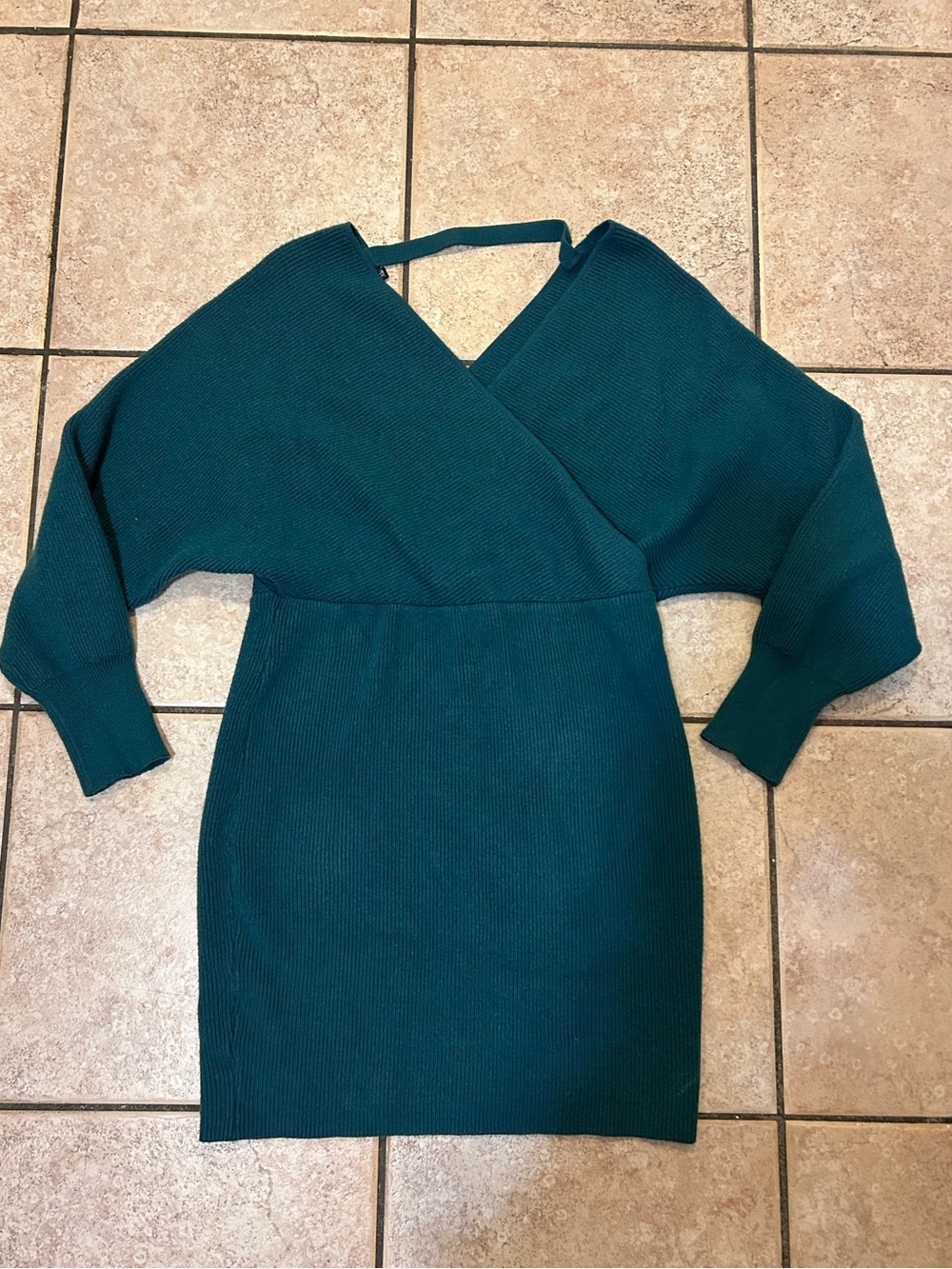Knit Wrap-Style Women's Dress